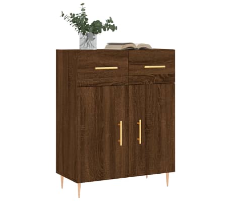 vidaXL Sideboard Brown Oak 69.5x34x90 cm Engineered Wood
