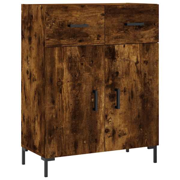 vidaXL puhvetkapp, suitsutatud tamm, 69,5 x 34 x 90 cm, tehispuit