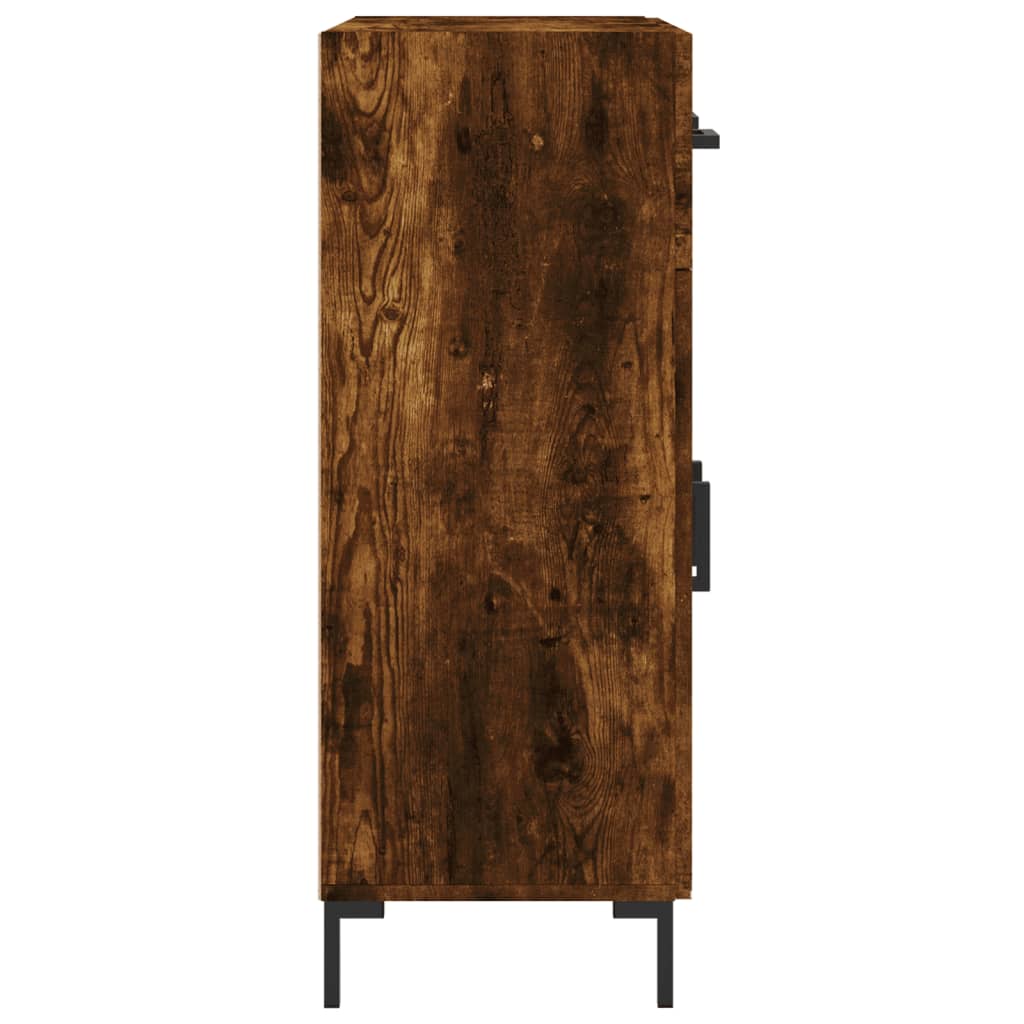 Příborník kouřový dub 69,5 x 34 x 90 cm kompozitní dřevo