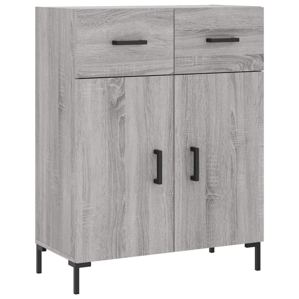 Sideboard Grau Sonoma 69,5x34x90 cm Holzwerkstoff