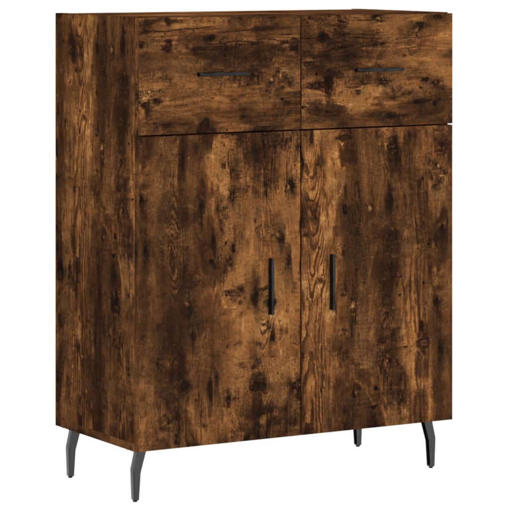 vidaXL Příborník kouřový dub 69,5 x 34 x 90 cm kompozitní dřevo