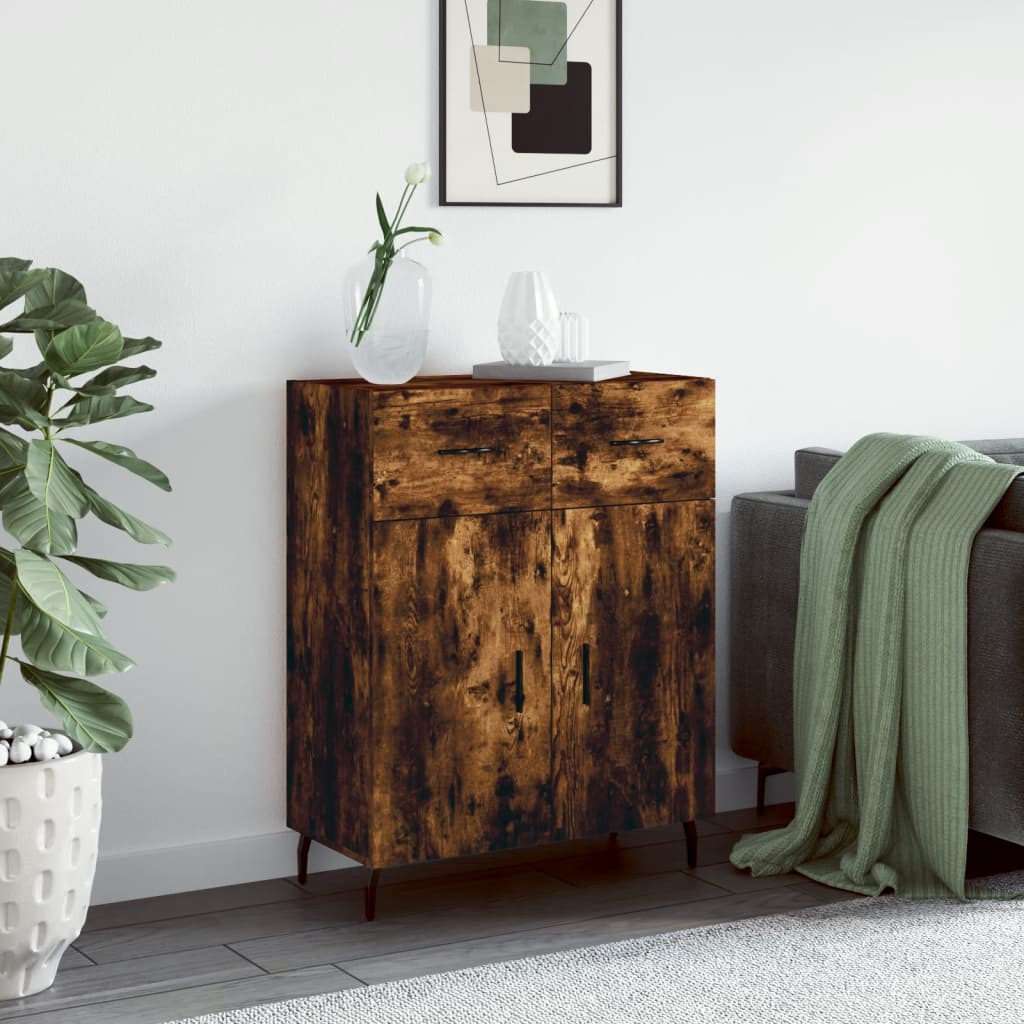 Sideboard Räuchereiche 69,5x34x90 cm Holzwerkstoff