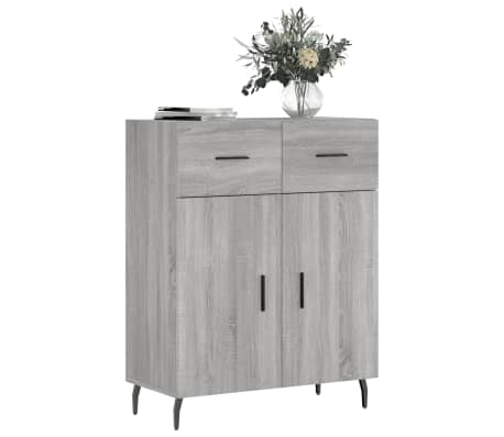 vidaXL Sideboard Grau Sonoma 69,5x34x90 cm Holzwerkstoff