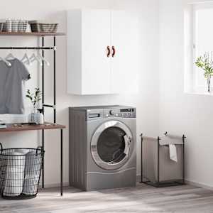 Stenska omarica bela 69,5x34x90 cm