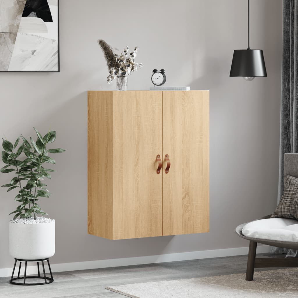 vidaXL Wandkast 69,5x34x90 cm sonoma eikenkleurig