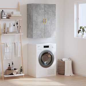 Stenska omarica betonsko siva 69,5x34x90 cm