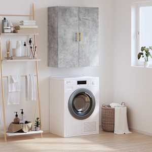 Stenska omarica betonsko siva 69,5x34x90 cm