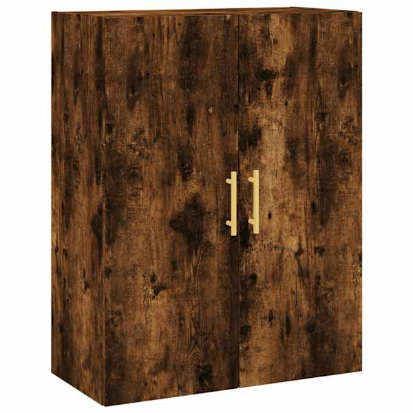 vidaXL seinakapp, suitsutatud tamm, 69,5 x 34 x 90 cm