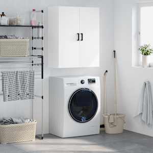 Stenska omarica bela 69,5x34x90 cm