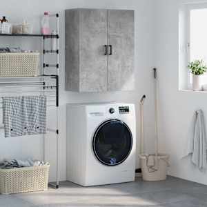 Stenska omarica betonsko siva 69,5x34x90 cm