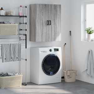 Stenska omarica siva sonoma 69,5x34x90 cm