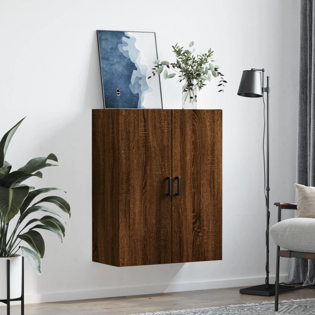 vidaXL Hangkast 69,5x34x90 cm bruin eikenkleur afbeelding