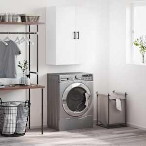 Stenska omarica bela 69,5x34x90 cm