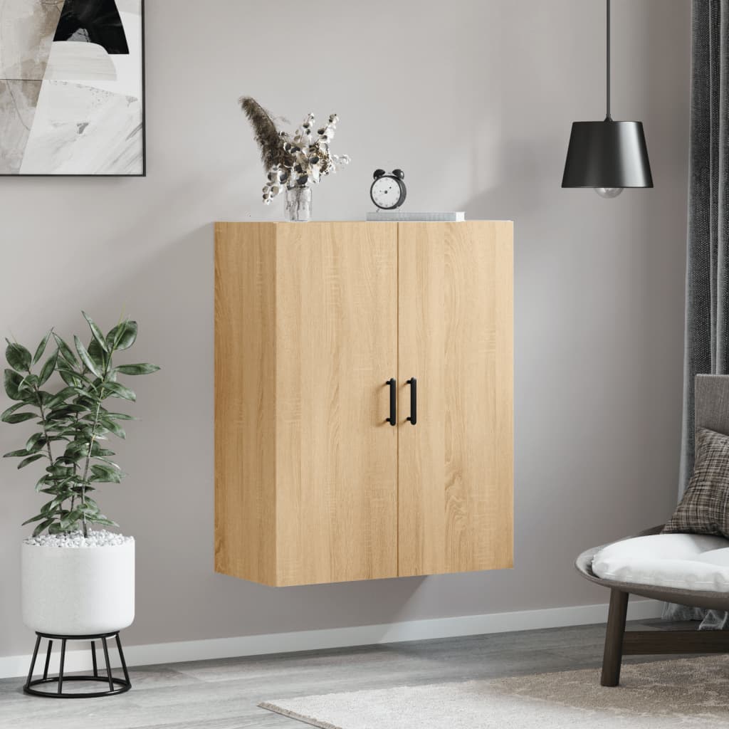 vidaXL Hangkast 69,5x34x90 cm sonoma eikenkleurig