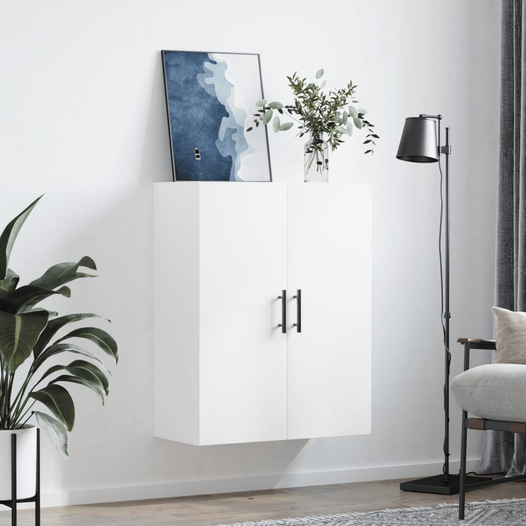 vidaXL Hangkast 69,5x34x90 cm wit afbeelding