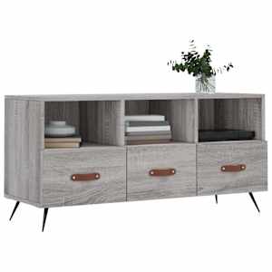 TV skříňka šedá sonoma 102 x 36 x 50 cm kompozitní dřevo - obrázek 3