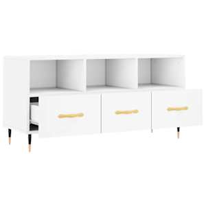 TV skříňka bílá 102 x 36 x 50 cm kompozitní dřevo - obrázek 6