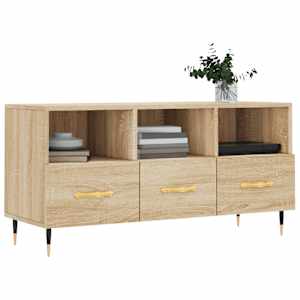 vidaXL TV Cabinet Sonoma Oak 102x36x50 cm Engineered Wood