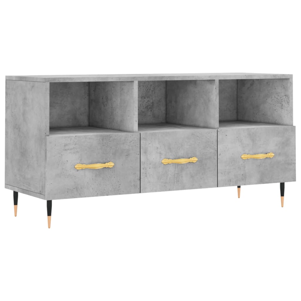 vidaXL TV skříňka betonově šedá 102 x 36 x 50 cm kompozitní dřevo
