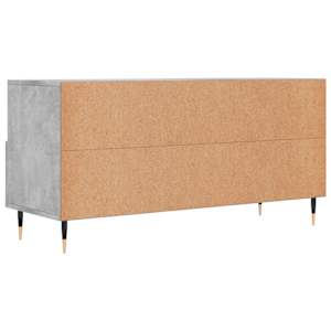 TV skříňka betonově šedá 102 x 36 x 50 cm kompozitní dřevo - obrázek 8