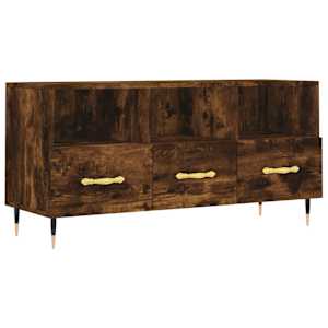 TV skříňka kouřový dub 102 x 36 x 50 cm kompozitní dřevo - obrázek 2