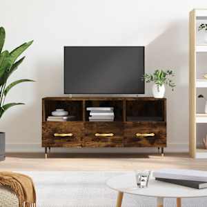 TV skříňka kouřový dub 102 x 36 x 50 cm kompozitní dřevo - obrázek 1