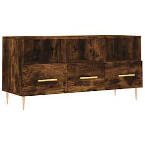 TV skříňka kouřový dub 102 x 36 x 50 cm kompozitní dřevo - obrázek 2