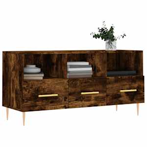 TV skříňka kouřový dub 102 x 36 x 50 cm kompozitní dřevo - obrázek 3