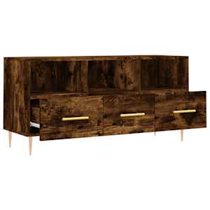TV skříňka kouřový dub 102 x 36 x 50 cm kompozitní dřevo - obrázek 6
