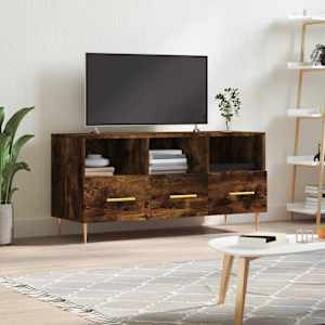 TV skříňka kouřový dub 102 x 36 x 50 cm kompozitní dřevo - obrázek 1