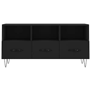 TV skříňka černá 102 x 36 x 50 cm kompozitní dřevo - obrázek 5