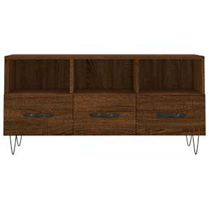 TV skříňka hnědý dub 102 x 36 x 50 cm kompozitní dřevo - obrázek 5