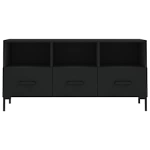 TV skříňka černá 102 x 36 x 50 cm kompozitní dřevo - obrázek 5