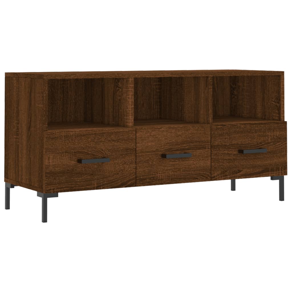 vidaXL TV skříňka hnědý dub 102 x 36 x 50 cm kompozitní dřevo