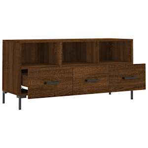 TV skříňka hnědý dub 102 x 36 x 50 cm kompozitní dřevo - obrázek 6
