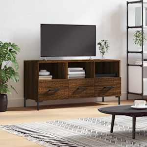 TV skříňka hnědý dub 102 x 36 x 50 cm kompozitní dřevo - obrázek 1