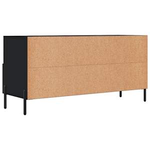 TV skříňka černá 102 x 36 x 50 cm kompozitní dřevo - obrázek 8