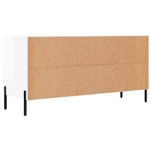 TV skříňka bílá s vysokým leskem 102x36x50 cm kompozitní dřevo - obrázek 8