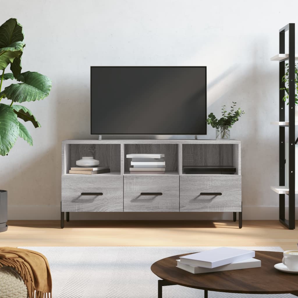 TV skříňka šedá sonoma 102 x 36 x 50 cm kompozitní dřevo
