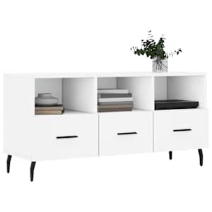 TV skříňka bílá 102 x 36 x 50 cm kompozitní dřevo - obrázek 3