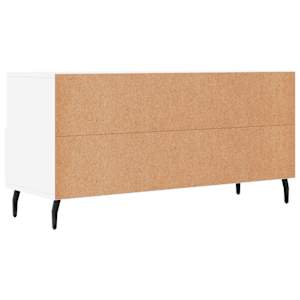TV skříňka bílá 102 x 36 x 50 cm kompozitní dřevo - obrázek 8