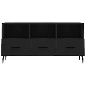TV skříňka černá 102 x 36 x 50 cm kompozitní dřevo - obrázek 5