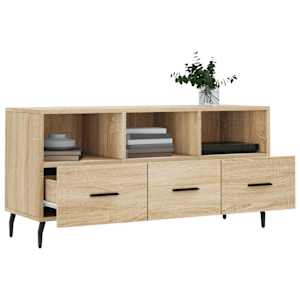 TV skříňka dub sonoma 102 x 36 x 50 cm kompozitní dřevo - obrázek 4