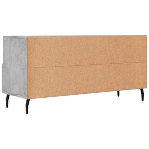 TV skříňka betonově šedá 102 x 36 x 50 cm kompozitní dřevo - obrázek 8