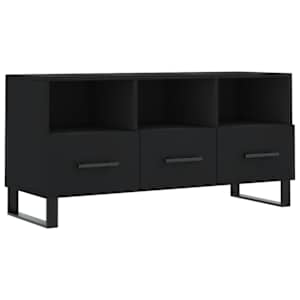 TV skříňka černá 102 x 36 x 50 cm kompozitní dřevo - obrázek 2