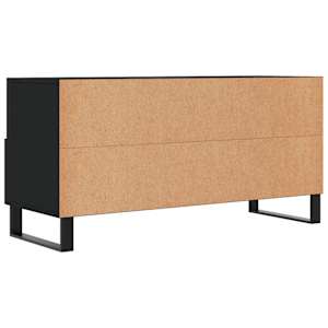 TV skříňka černá 102 x 36 x 50 cm kompozitní dřevo - obrázek 8