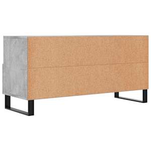 TV skříňka betonově šedá 102 x 36 x 50 cm kompozitní dřevo - obrázek 8