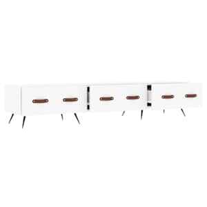TV skříňka bílá 150 x 36 x 30 cm kompozitní dřevo - obrázek 6