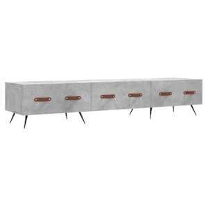 TV skříňka betonově šedá 150 x 36 x 30 cm kompozitní dřevo - obrázek 2