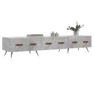 TV skříňka betonově šedá 150 x 36 x 30 cm kompozitní dřevo - obrázek 3
